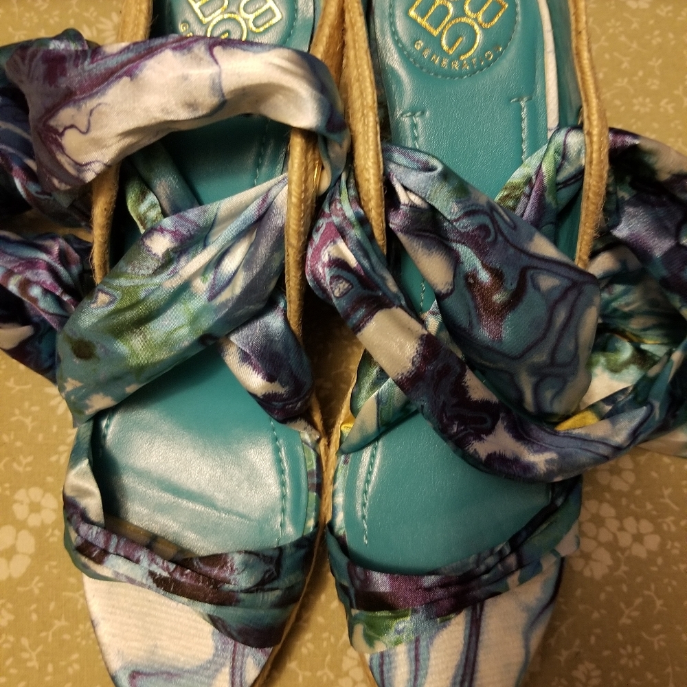 BCBG Sandals, Espadrilles, size 8.5